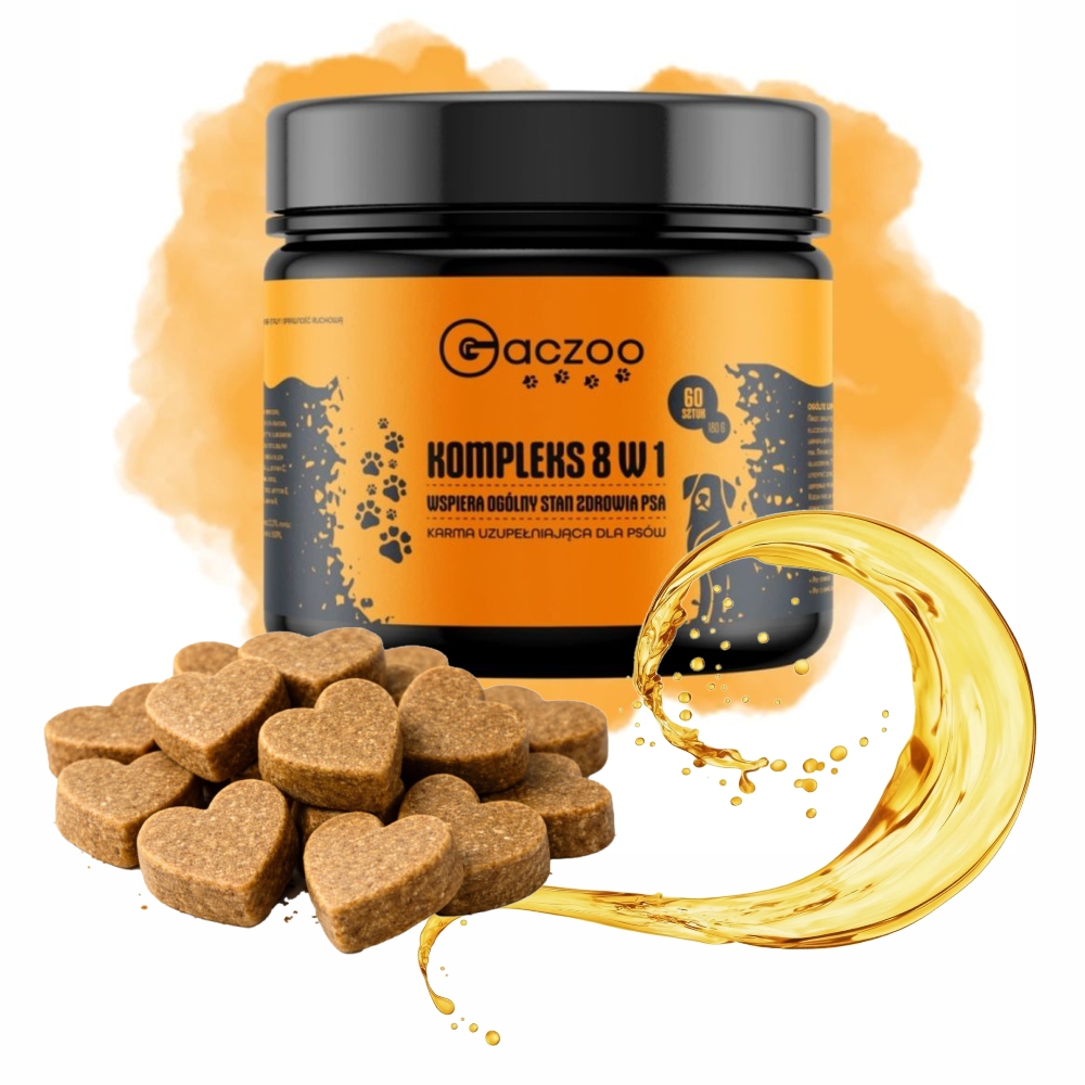 Gaczoo suplement dla psów kompleks 8w1 180g (60szt)